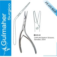CAPLAN Nasal Septum septate Scissors, Serrated, 20cm