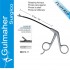 Endoscopic Grasping Forceps, Curved Left, 12cm
