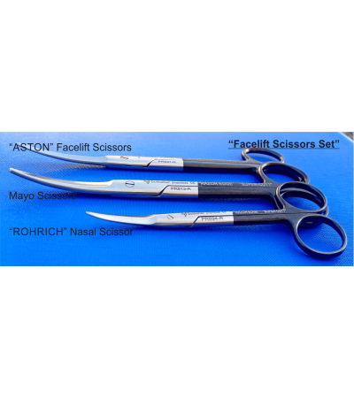 Facelift Scissors Set of 3.