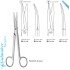 Fanous Dissecting Dorsal Nasal Curved Scissors 