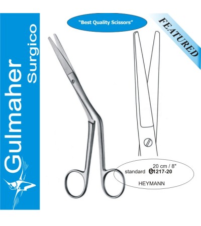 Heymann Nasal Scissors, Regular, 20cm