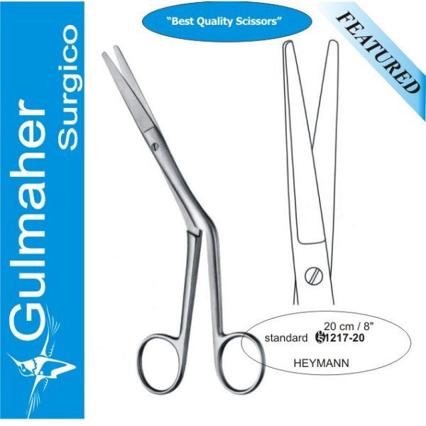 Heymann Nasal Scissors, Regular, 20cm Heymann Nasal Scissors, Regular, 20cm