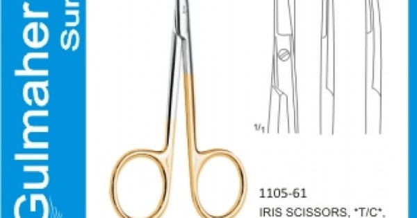 Salvin Iris SuperCut Serrated Scissors - 11cm Curved