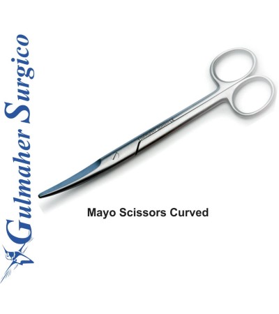 Mayo Surgical Scissors Curved 16CM.