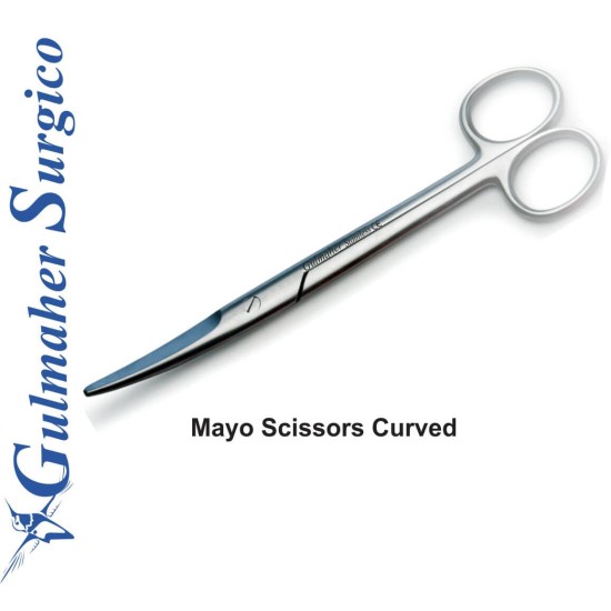Mayo Surgical Scissors Curved 16CM.