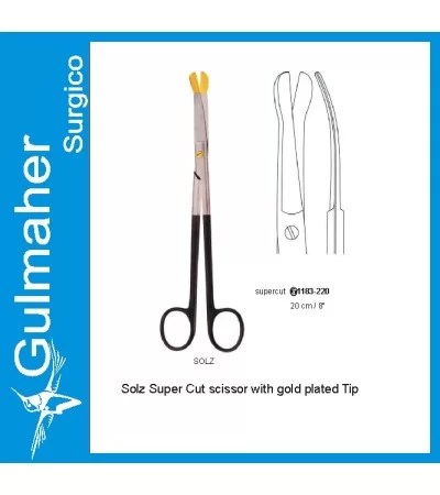 Solz Breast Scissors - Probe Ends 20cm / 8"