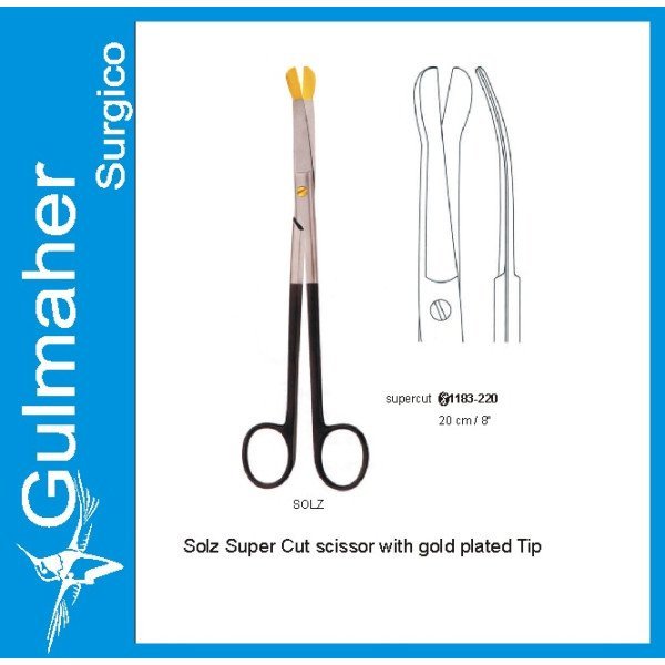 Solz Breast Scissors - Probe Ends 20cm / 8"