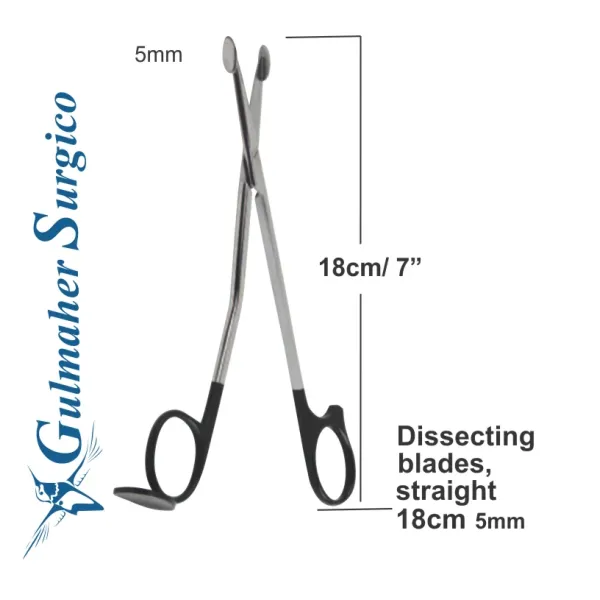 Trepsat Facial Flap Dissecting Scissors 18cm / 7" Trepsat Facial Flap Dissecting Scissors 18cm / 7"