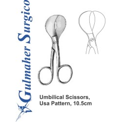 Umbilical Scissors, Usa Pattern, 10.5cm