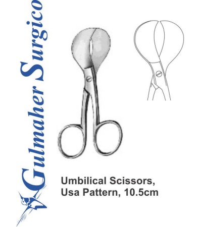 Umbilical Scissors, Usa Pattern, 10.5cm