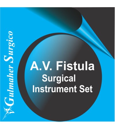 AV -arteriovenous- fistula surgical instruments set