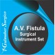 AV -arteriovenous- fistula surgical instruments set