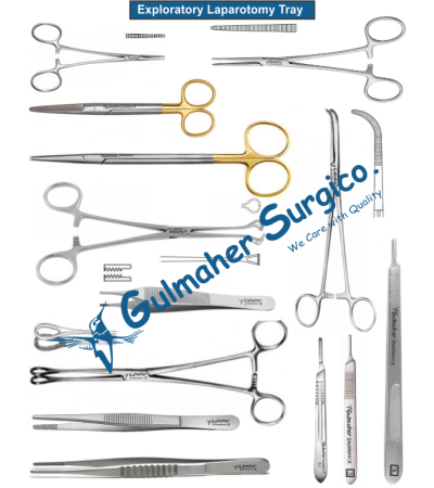 Laparotomy Surgical Set -Celiotomy Instruments