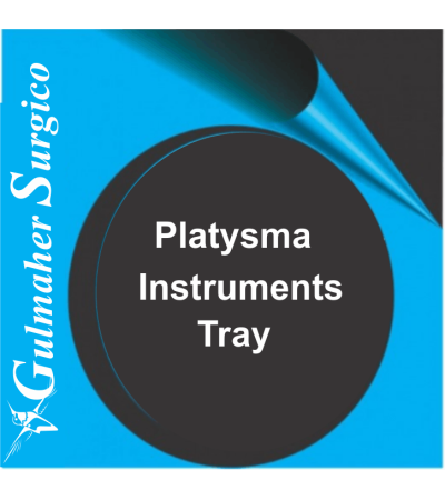 Platysma Surgery instruments Tray