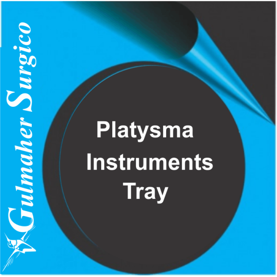 Platysma Surgery instruments Tray