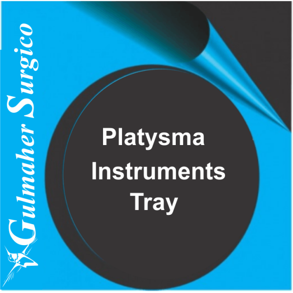 Platysma Surgery instruments Tray - 19 Pieces