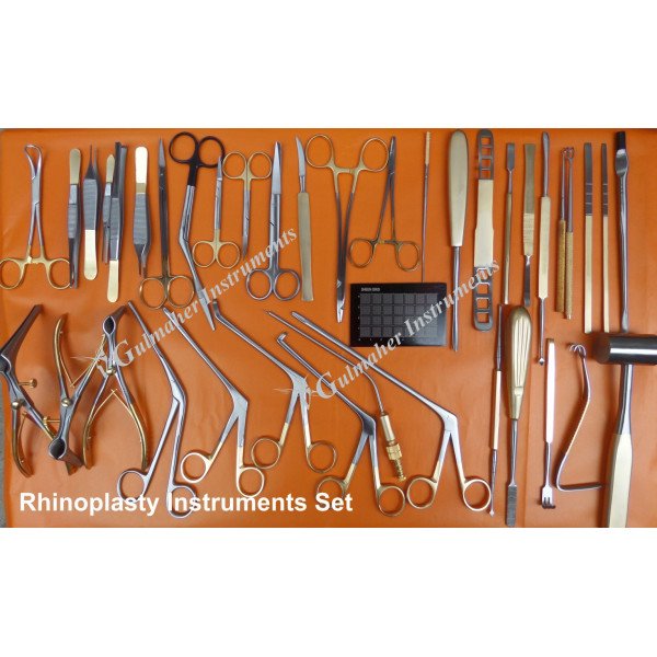 Rhinoplasty Instruments Set For Nose Surgery - 46 pieces