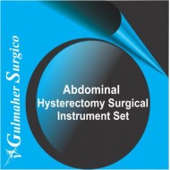 Abdominal hysterectomy surgical instruments set