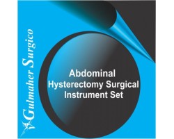 Abdominal hysterectomy surgical instruments set