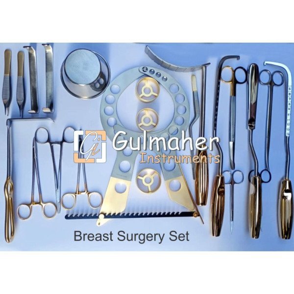 Mammaplasty Instrument Set – Breast Surgery Tray (24 Units)