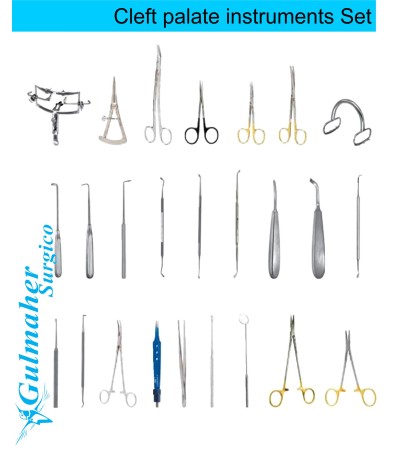 Cleft Palate Instruments Set for Plastic Surgery