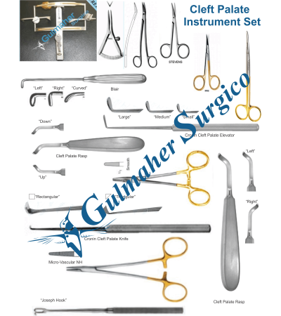 Cleft Palate Instruments Set for Plastic Surgery