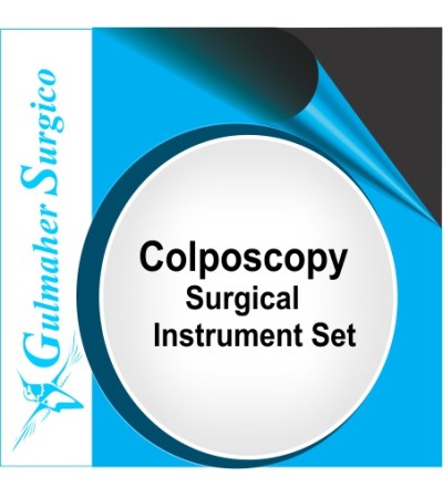 Colposcopy surgical instrument set