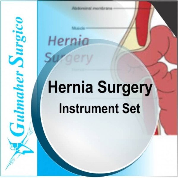 Comprehensive Inguinal Hernia Repair Surgical Tray - 156 Instruments