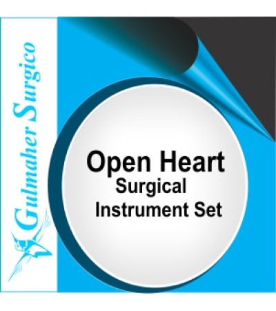 Open Heart Surgical Instrument - Cardiovascular Set.