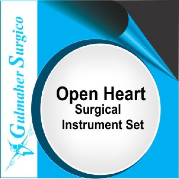 Open Heart Surgical Instrument - Cardiovascular Set - 262 Piece