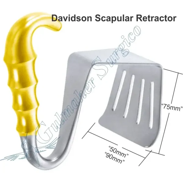 Davidson Scapular Retractor, Blade 50x75mm