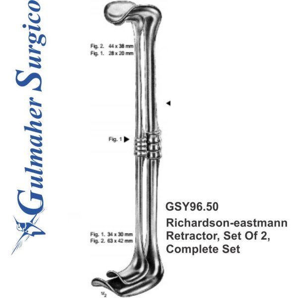 Richardson-eastmann Retractor, Set Of 2, Complete Set Richardson-eastmann Retractor, Set Of 2, Complete Set
