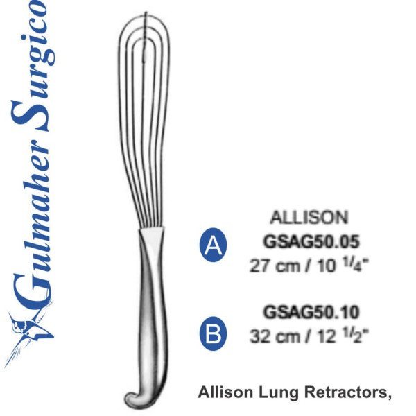 Allison Lung Retractor for Thoracic Surgery