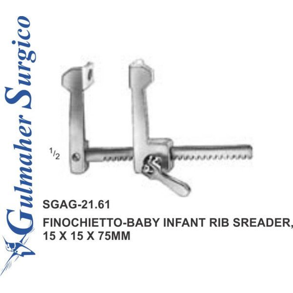 Finochietto-baby Infant Rib Sreader, 15 X 15 X 75mm