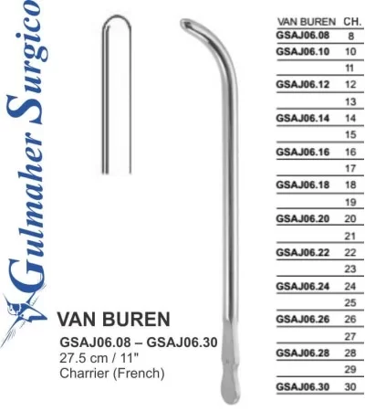 Van Buren Uretheral Sound, Set Of 12 Pcs Van Buren Uretheral Sound, Set Of 12 Pcs