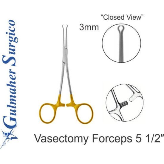 Vasectomy Forceps 5 1/2″ 3mm 