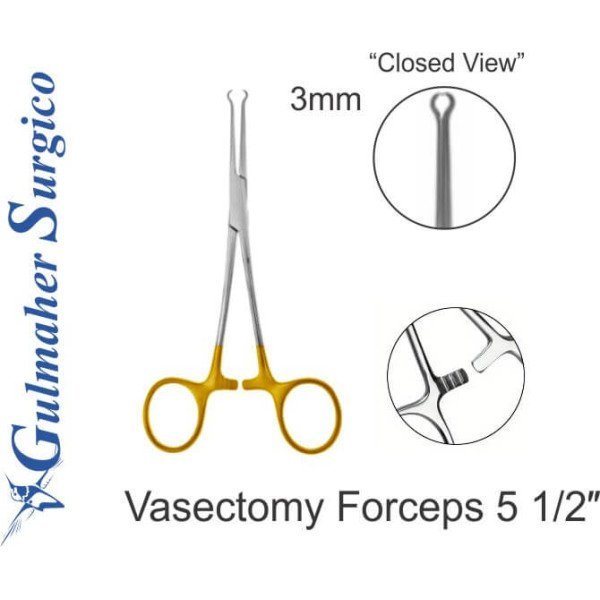 Vasectomy Forceps 5 1/2″ 3mm