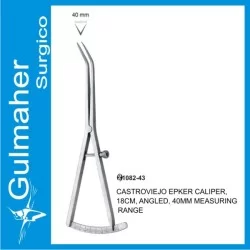Castroviejo Epker Caliper, 18cm, Ang, 40mm Measuring Range