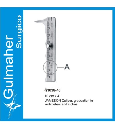 Jameson Caliper, Graduation In Millimeters And Inches