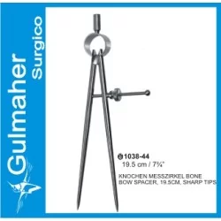 Bone Bow Spacer, 19.5cm, Sharp Tips