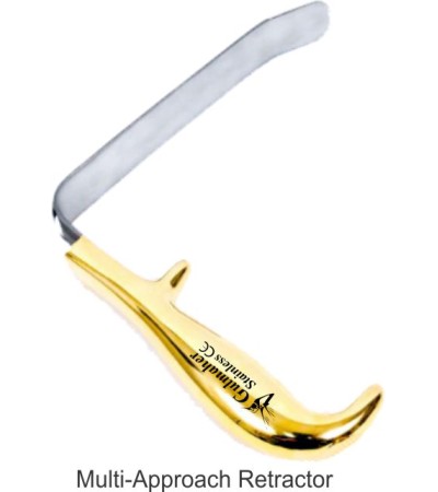 Multi Approach Retractor with Smooth Round Tip.