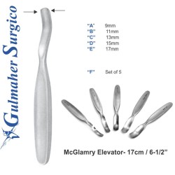 McGlamry Metatarsal Orthopedic Elevator 17cm - 6-1/2”