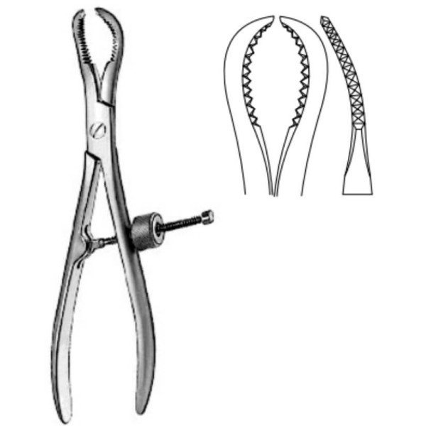 Bone Holding - Re-position Forceps, Adjustable Screw