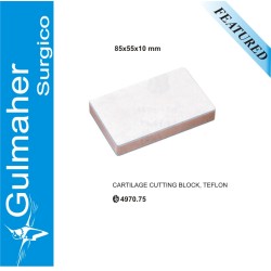 Cartilage Cutting Block, Teflon 85x55x10mm