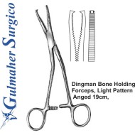 Dingman Bone Holding  Forceps, 19cm