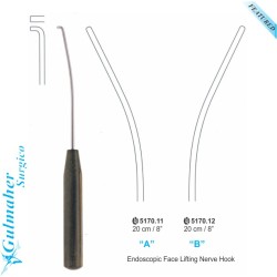 Endoscopic Nerve Hook, Curved Left, 20cm