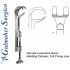 Gerster-Lowmann Bone Holding Clamps, 1x2 Prong Jaw
