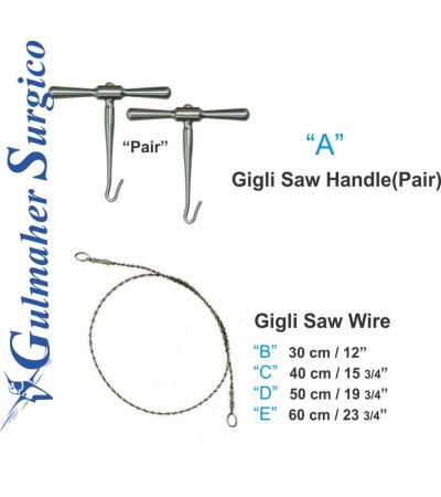 Gigli Saw Wire and Handles