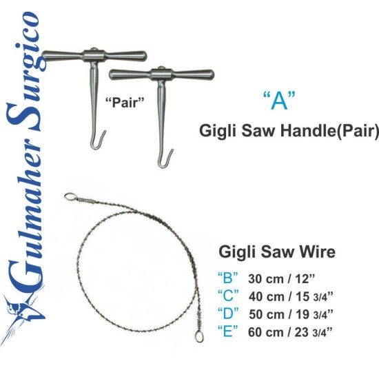 Gigli Saw Wire and Handles