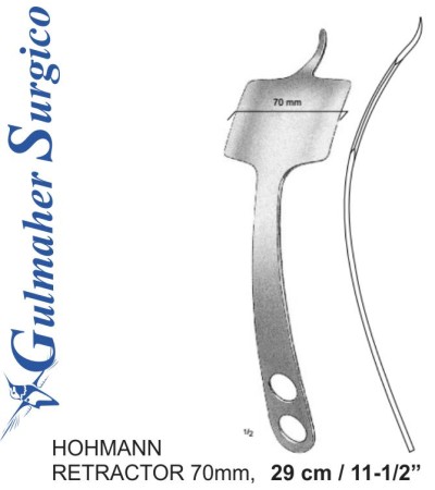 HOHMANN  RETRACTOR 70mm, 29 cm / 11-1/2” 